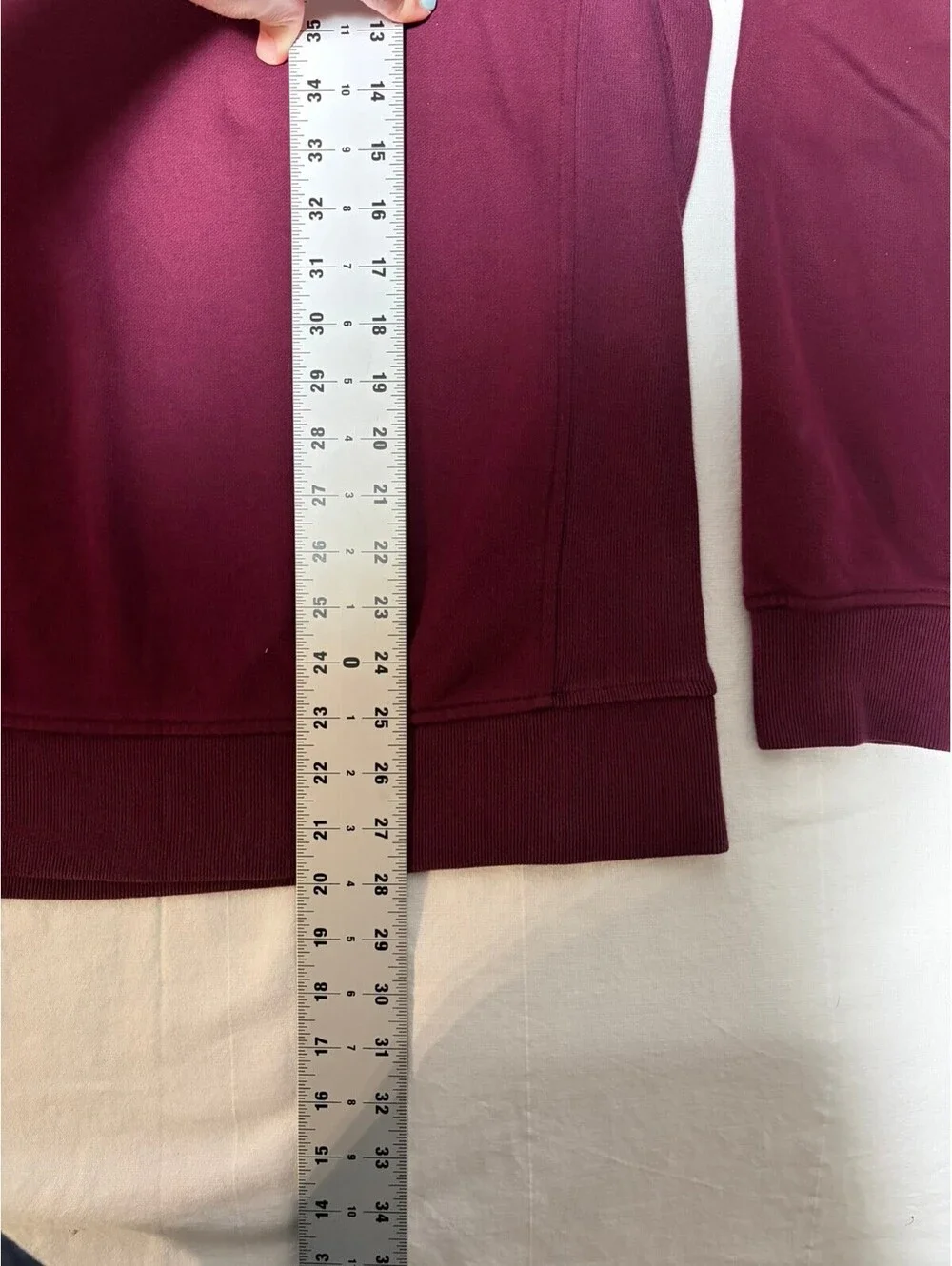 Banana Republic Men’s Burgundy Crewneck Sweatshirt Pullover Long Sleeve